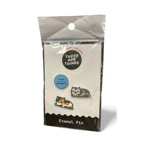These Are Things - Enamel Cat Pins Accessories -258